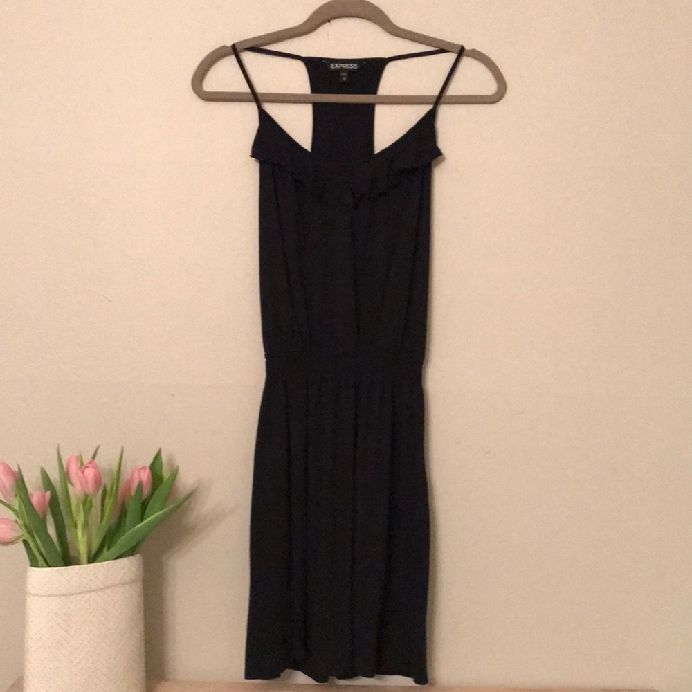 Express Black Razorback Dress